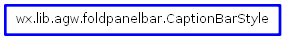 Inheritance diagram of CaptionBarStyle