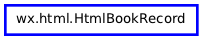 Inheritance diagram of HtmlBookRecord