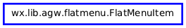 Inheritance diagram of FlatMenuItem