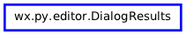 Inheritance diagram of DialogResults