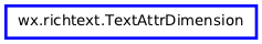 Inheritance diagram of TextAttrDimension