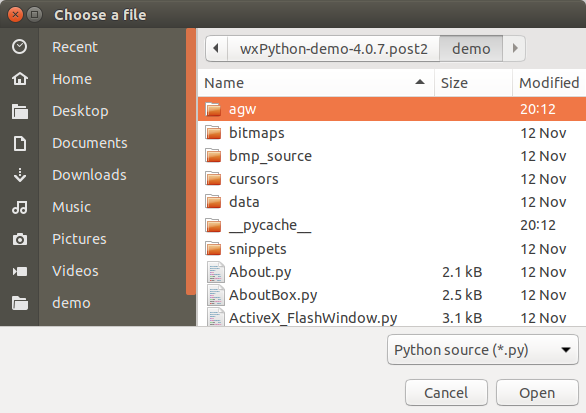 wxwidgets python example